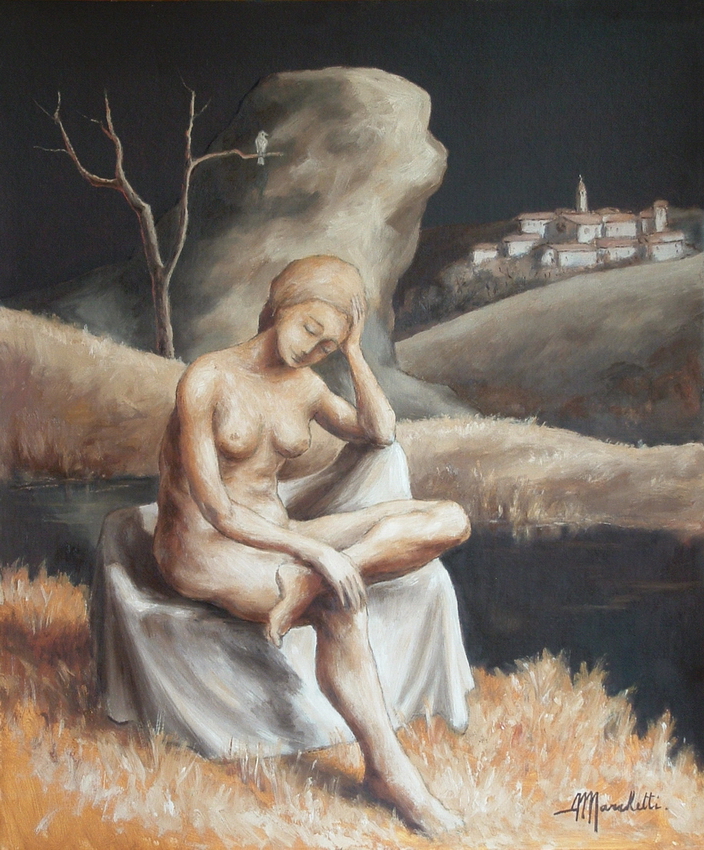 Untitled - oil on canvas - Angelo Marchetti - K1263